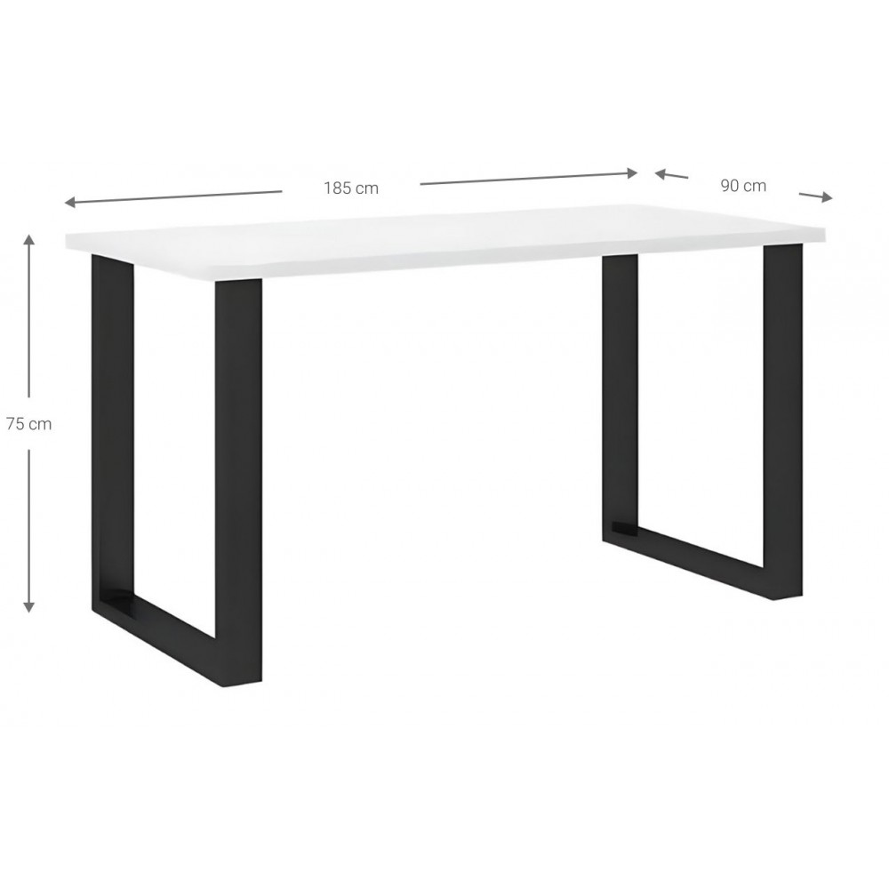 Τραπέζι Kingsale-185 x 67-Leuko