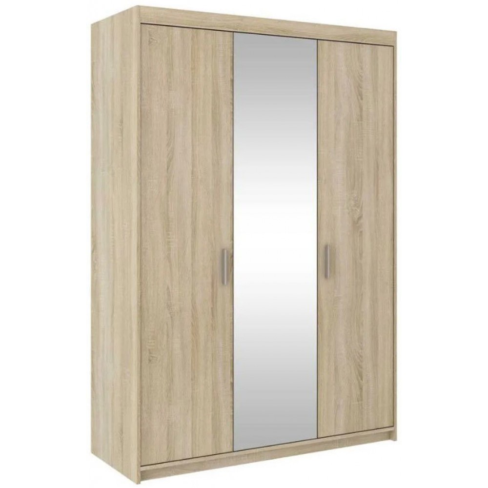 Ντουλάπα Ester Plus Τρίφυλλη -Sonoma