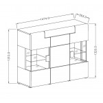 Μπουφές Toldo 46-Leuko