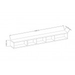 Κρεμαστή ραφιέρα Toldo