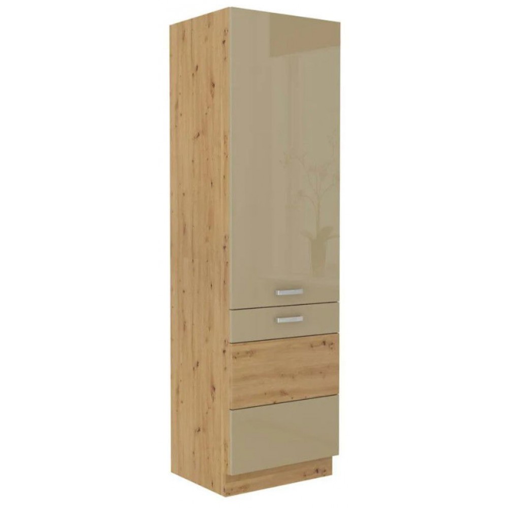 Επιδαπέδιο ντουλάπι ψυγείου Artista 60 LO 210 2F-Cappuccino