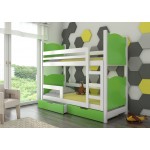 Κουκέτα Sero plus 2B-Leuko-Prasino 188x81x160