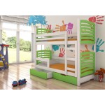Κουκέτα Puro plus 2B-Leuko-Prasino 188x81x160