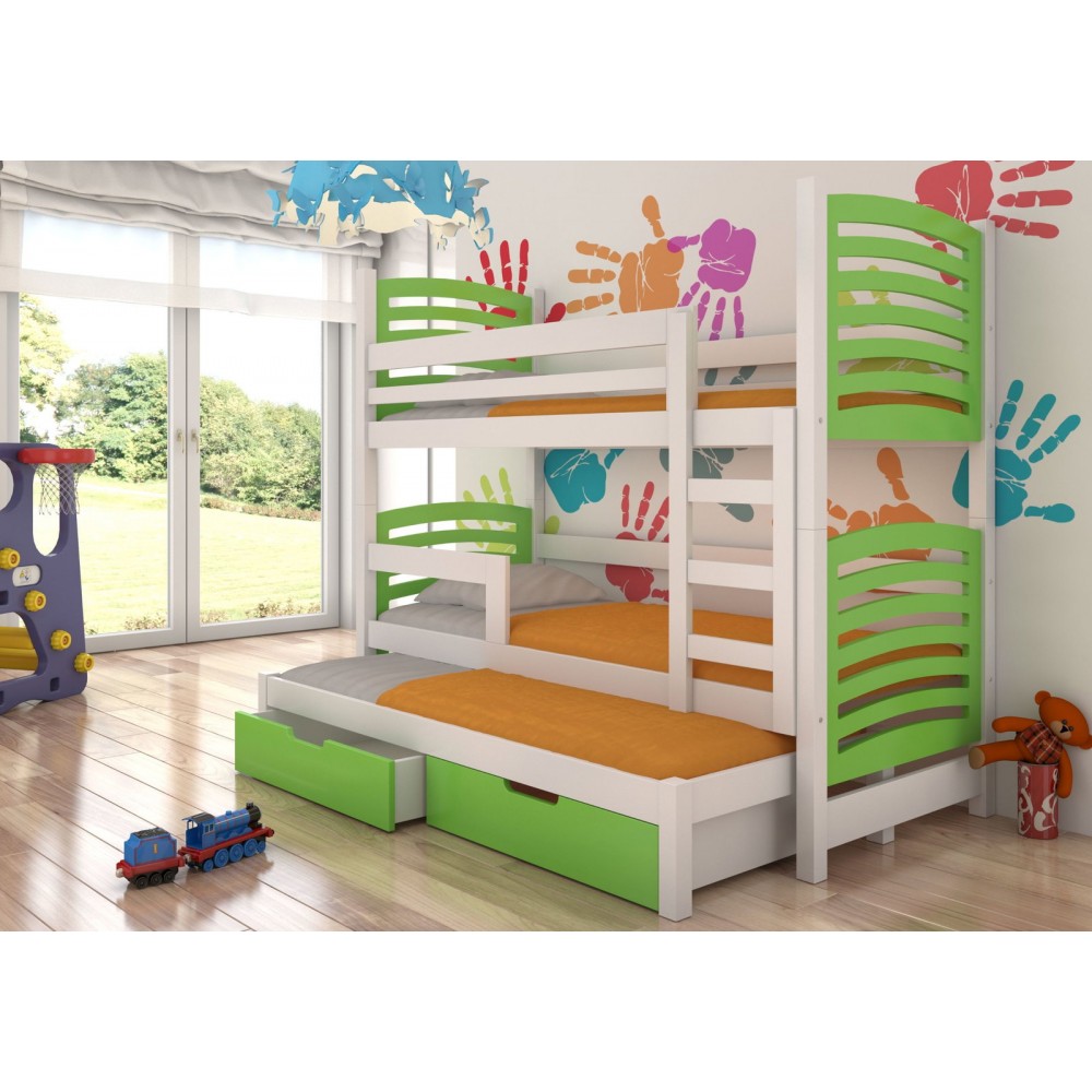 Κουκέτα Puro plus 3B-Leuko-Prasino 188x81x160