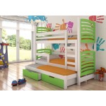 Κουκέτα Puro plus 3B-Leuko-Prasino 188x81x160