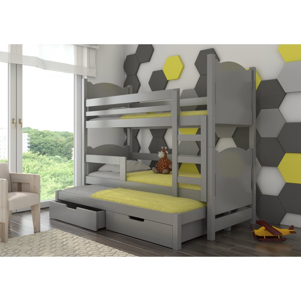 Κουκέτα Sero plus 3B-Gkri 188x81x160