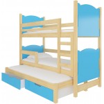 Κουκέτα Sero plus 3B-Fusiko - Mple 188x81x160