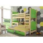 Κουκέτα Sero plus 3B-Fusiko-Prasino 188x81x160