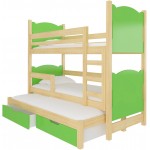 Κουκέτα Sero plus 3B-Fusiko-Prasino 188x81x160