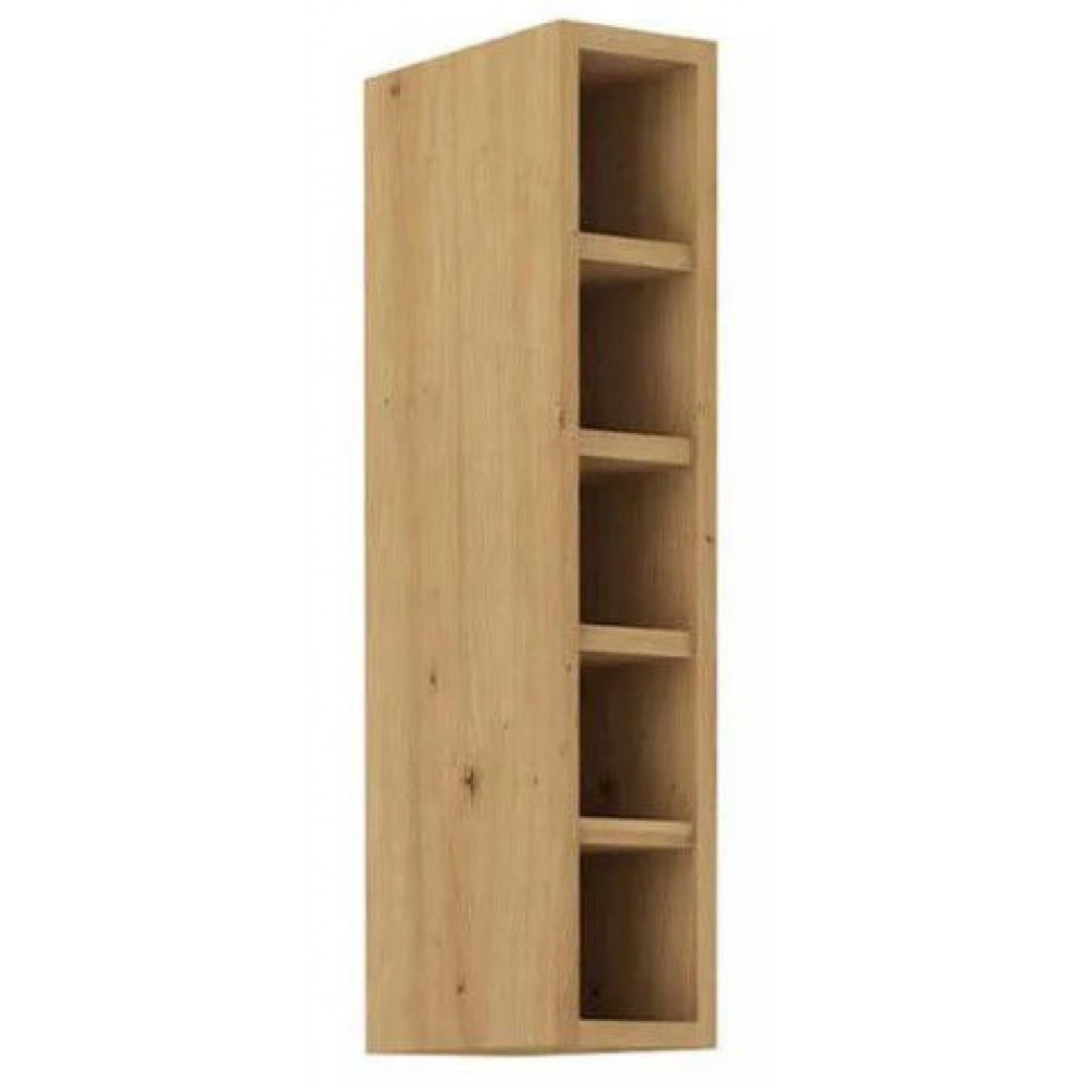 Κρεμαστό ντουλάπι με ράφια Yvette 15 G 90 OTW-Λευκό