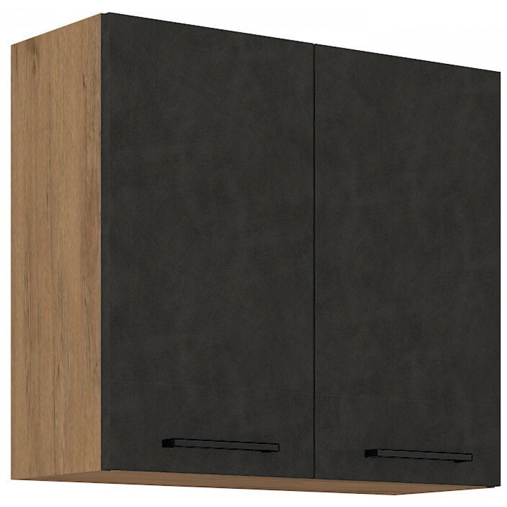 Κρεμαστό ντουλάπι Virgo 80 G 72 2F-Anthraki