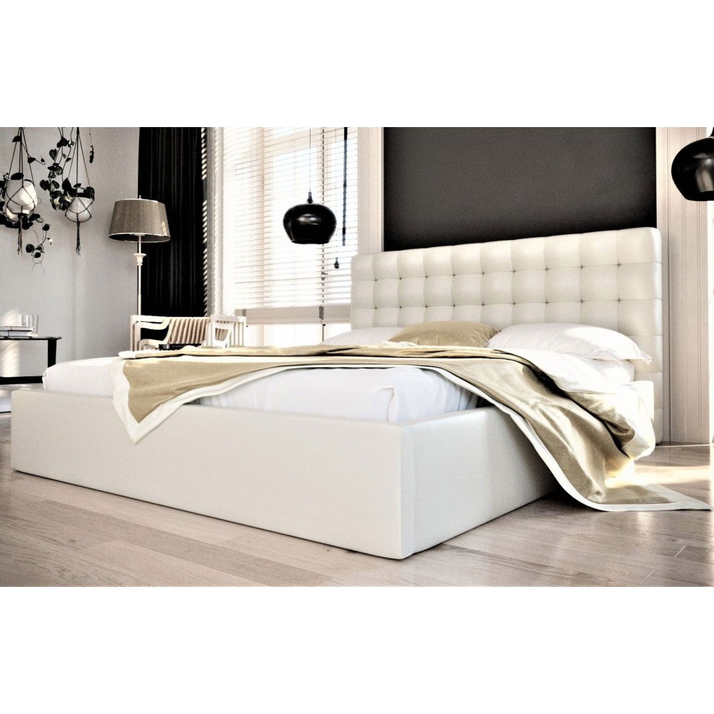 Επενδυμένο κρεβάτι Britney-200 x 200-Leuko