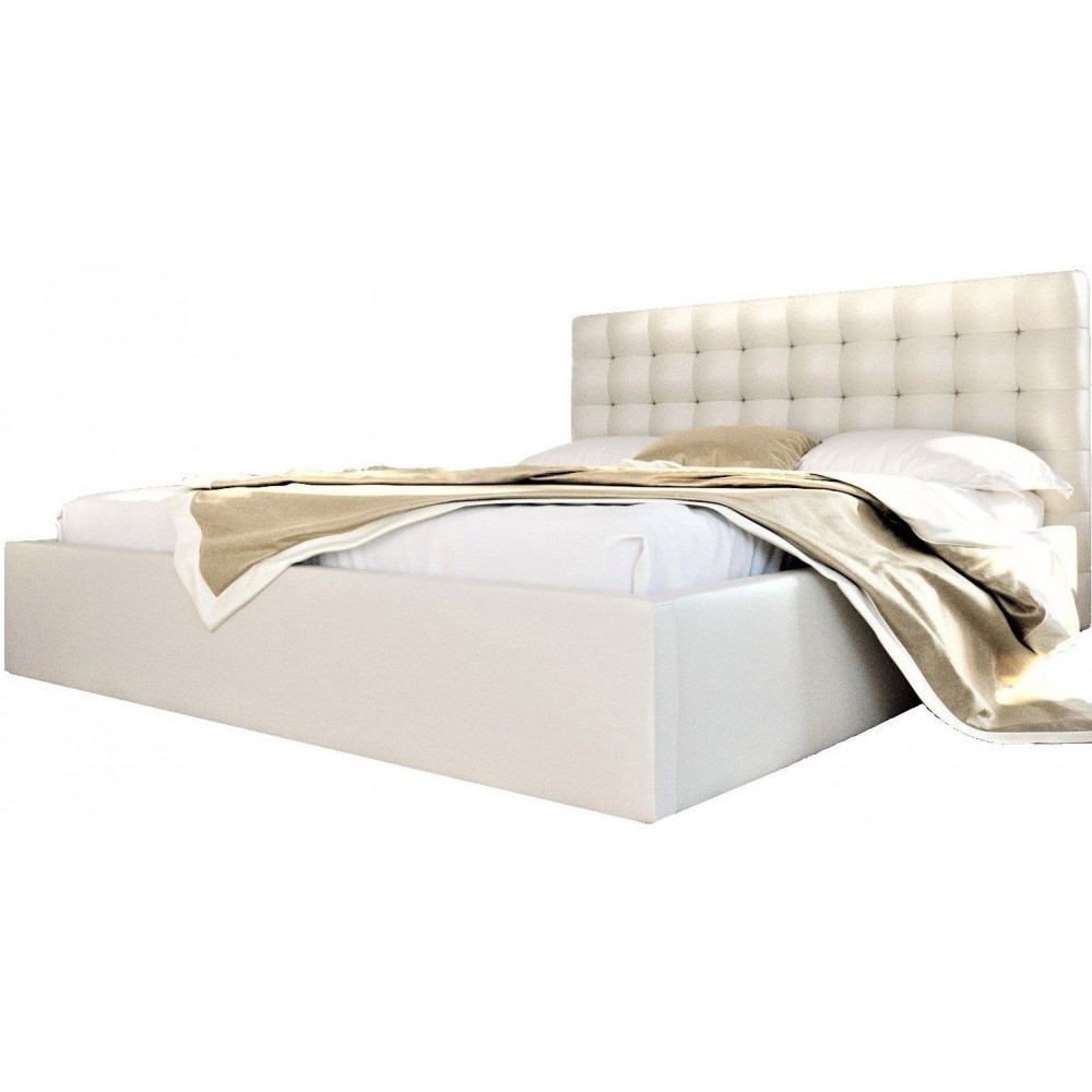 Επενδυμένο κρεβάτι Britney-140 x 200-Leuko