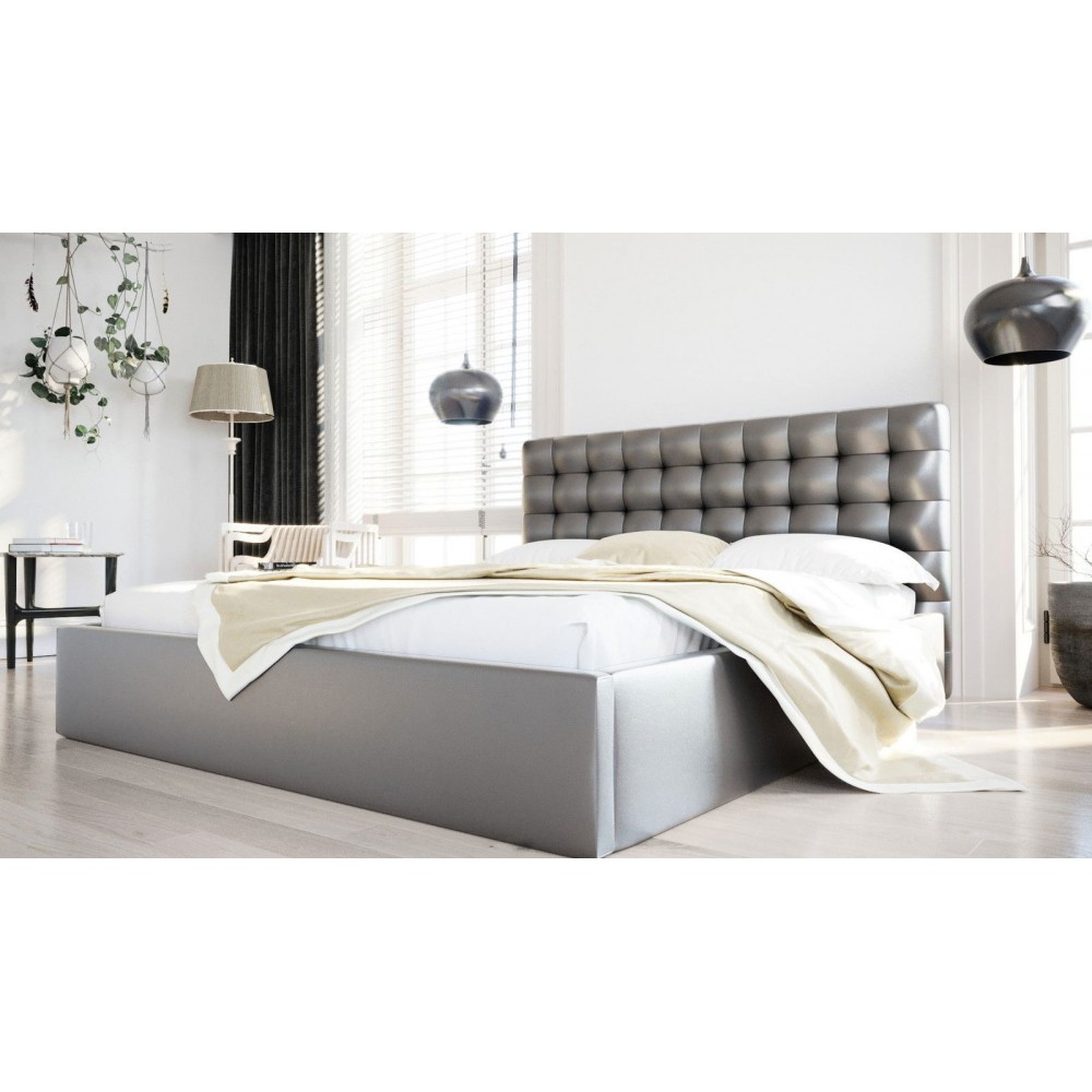 Επενδυμένο κρεβάτι Britney-160 x 200-Gkri