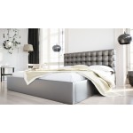 Επενδυμένο κρεβάτι Britney-160 x 200-Gkri