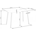 Τραπέζι Polo 120.5x70x77