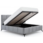 Επενδυμένο κρεβάτι Mosad-Gkri-180 x 200