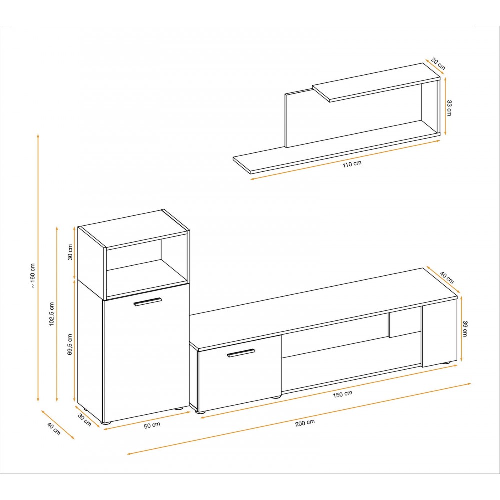 Σύνθετο σαλονιού Navabi-Mauro