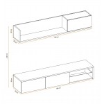 Σύνθετο σαλονιού Lizzy-Anthraki