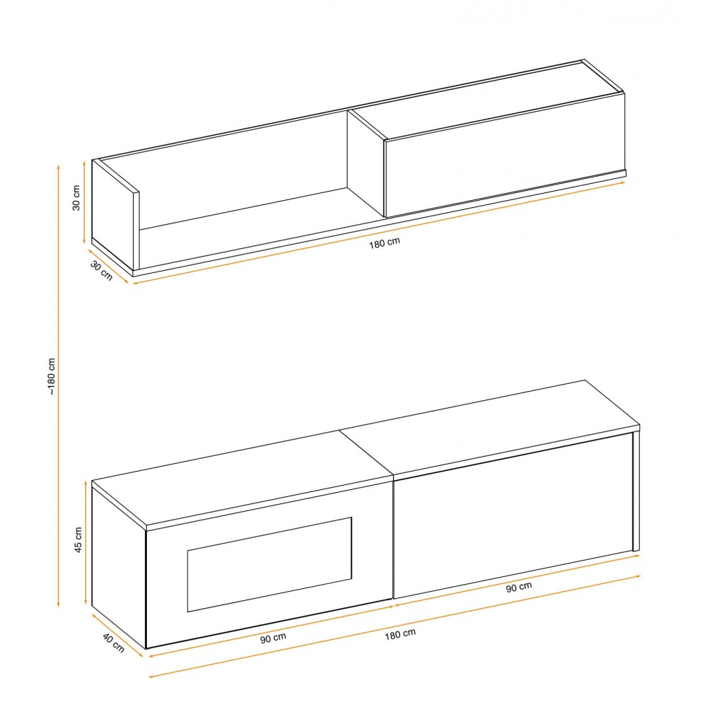 Σύνθετο σαλονιού Dembe-Anthraki
