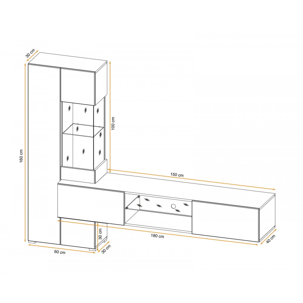 Σύνθετο σαλονιού Cooper
