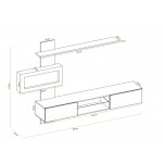 Σύνθετο σαλονιού Aram B