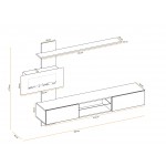 Σύνθετο σαλονιού Malik E