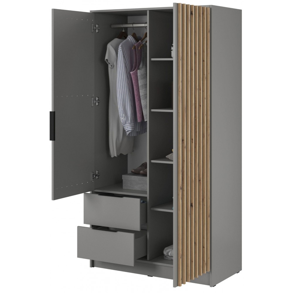 Ντουλάπα Nolan Δίφυλλη-Gkri