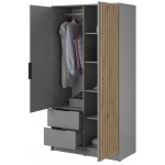 Ντουλάπα Nolan Δίφυλλη-Gkri