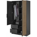 Ντουλάπα Nolan Δίφυλλη-Grafitis