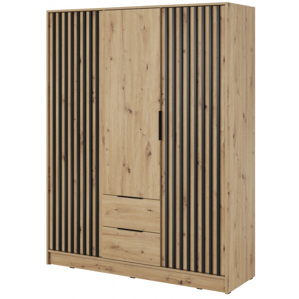 Ντουλάπα Nolan Τρίφυλλη-Fusiko