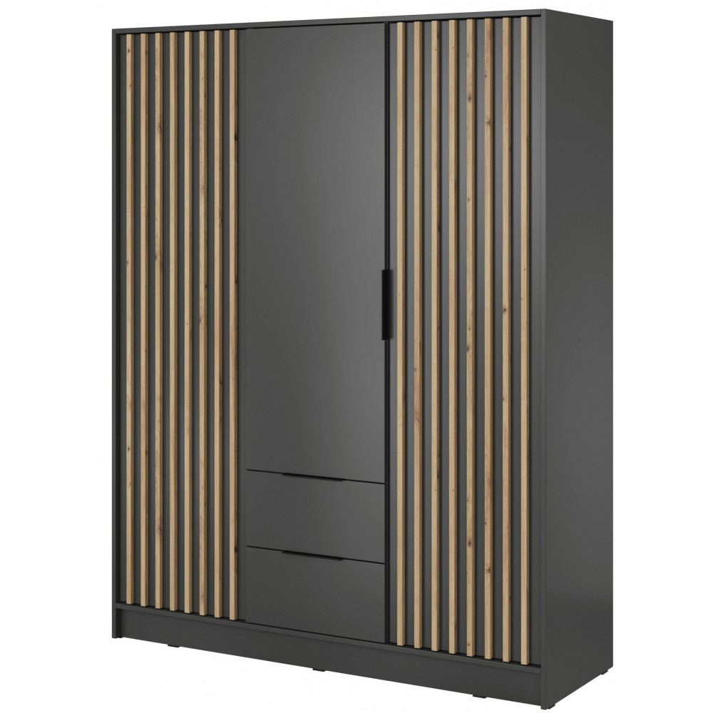 Ντουλάπα Nolan Τρίφυλλη-Grafitis