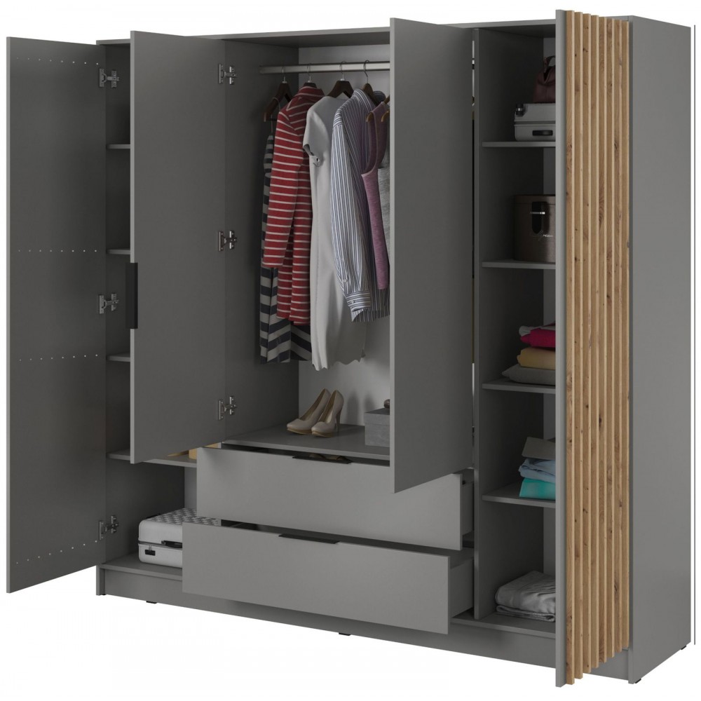 Ντουλάπα Nolan Τετράφυλλη-Gkri