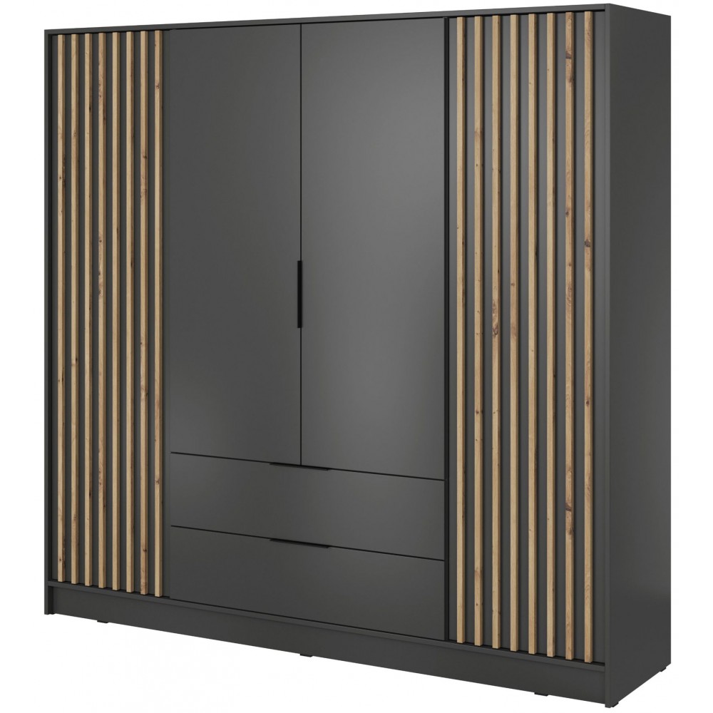 Ντουλάπα Nolan Τετράφυλλη-Grafitis