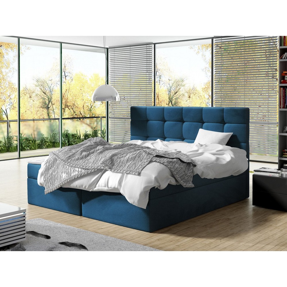 Επενδυμένο κρεβάτι Luanda-140 x 200-Mple