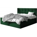 Επενδυμένο κρεβάτι Luanda-180 x 200-Prasino