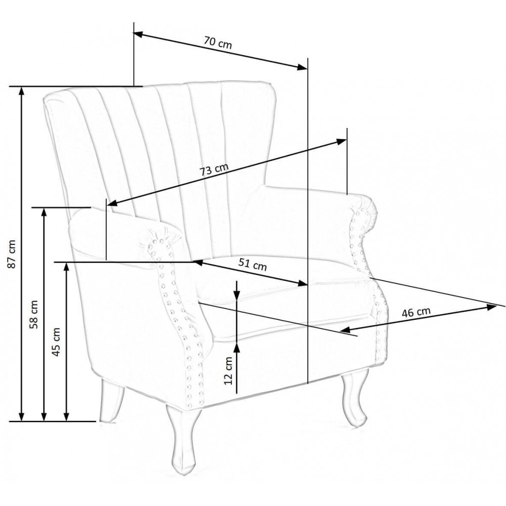 Πολυθρόνα Pearl-Mple