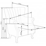 Πολυθρόνα Pearl-Mple