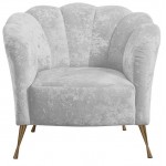 Πολυθρόνα Adria-Γκρι - Χρυσό