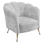 Πολυθρόνα Adria-Γκρι - Χρυσό