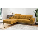 Γωνιακός καναπές Rapallo-Moustardi-Αριστερή