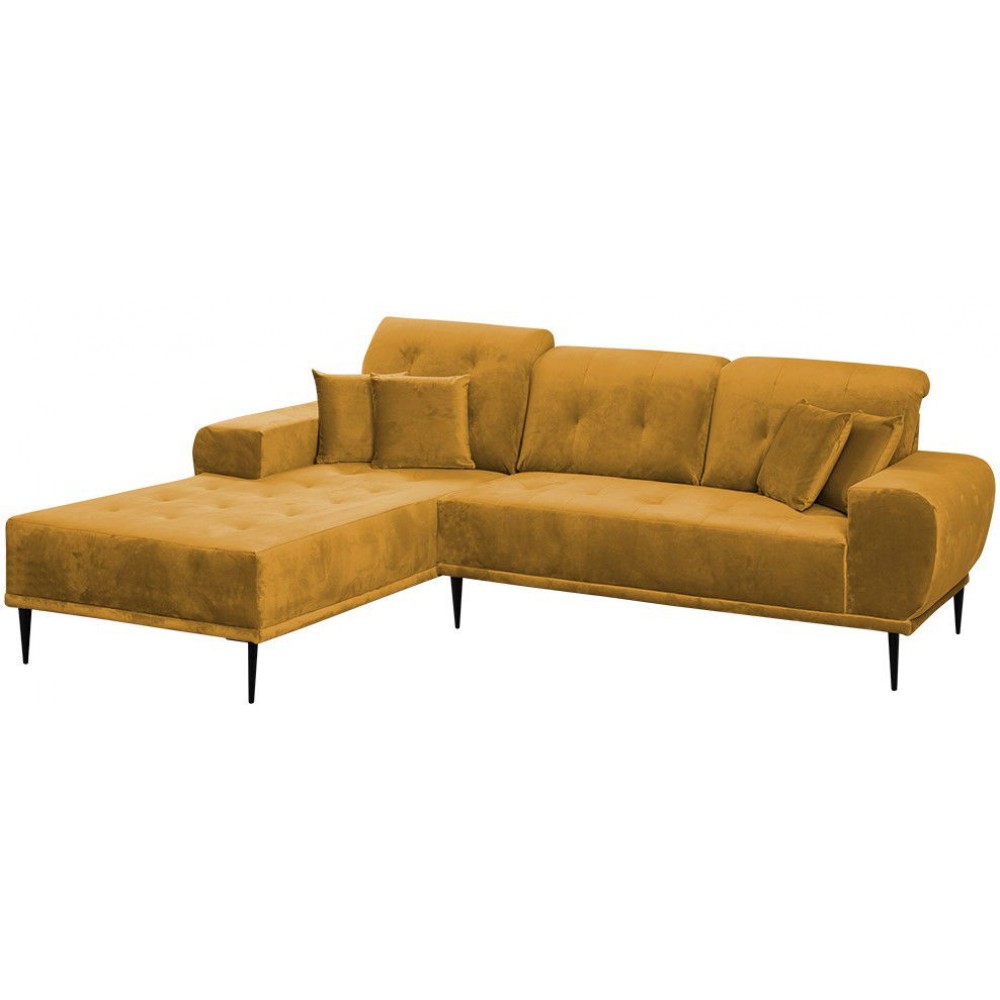 Γωνιακός καναπές Rapallo-Moustardi-Αριστερή