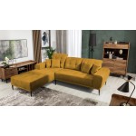 Γωνιακός καναπές Rapallo-Moustardi-Αριστερή