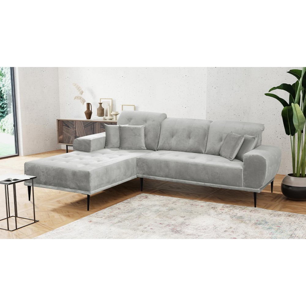 Γωνιακός καναπές Rapallo-Gkri Anoixto-Αριστερή