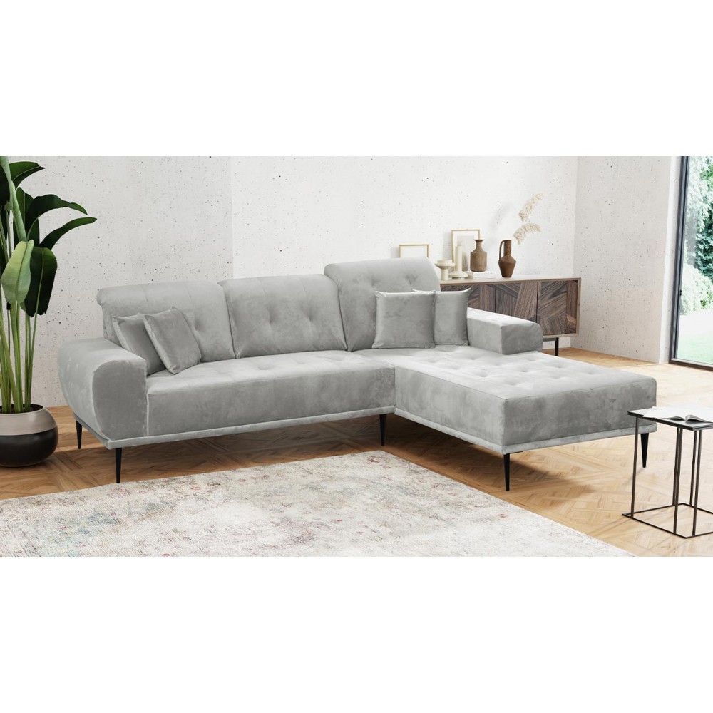 Γωνιακός καναπές Rapallo-Gkri Anoixto-Δεξιά