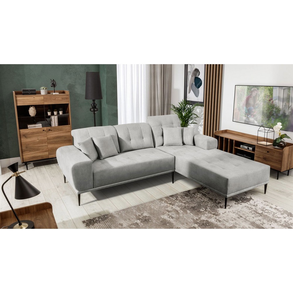 Γωνιακός καναπές Rapallo-Gkri Anoixto-Δεξιά