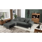 Γωνιακός καναπές Rapallo-Gkri Skouro-Αριστερή