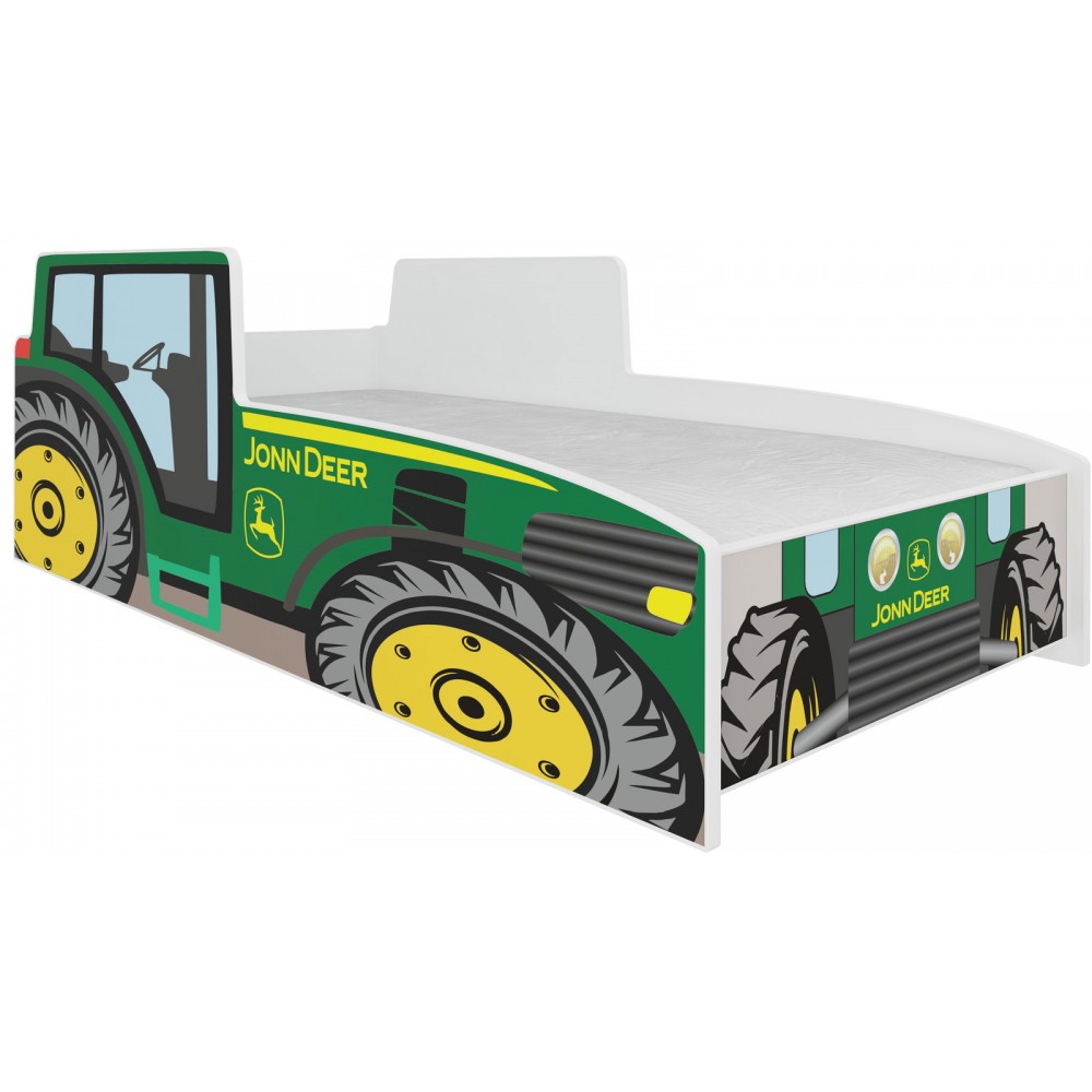 Παιδικό Κρεβάτι Agrotruck-140 x 70-Prasino 154x74x60