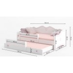 Παιδικό Κρεβάτι Haidi plus-Gkri 164x85x70