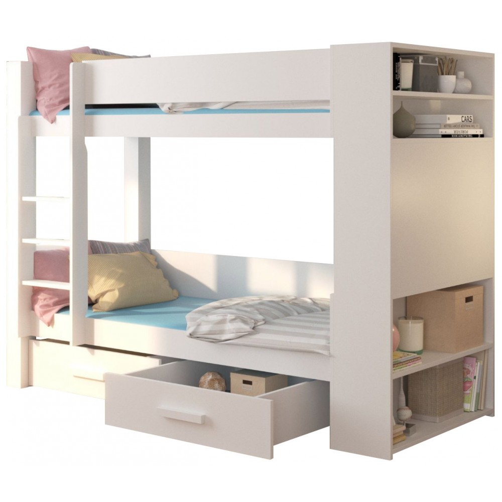 Κουκέτα Sveg-180 x 80-Leuko 210x94x160